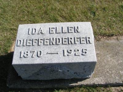 Dieffenderfer, Ida Ellen Section 5 Row 8