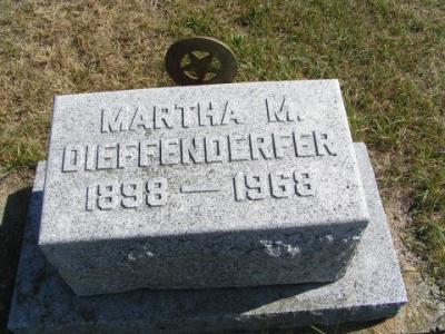 Dieffenderfer, Martha M. Section 5 Row 8