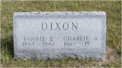 Dixon, Charles A. & Fannie E. Section 3 Row 1