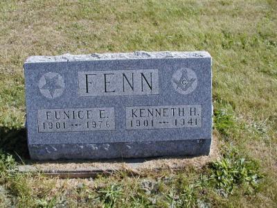 Fenn,Kenneth Horatio & Eunice E (Stoudt) Section 5 Row 16