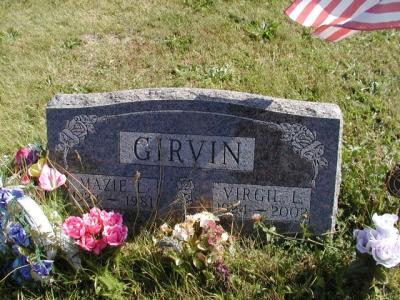 Girvin, Mazie L. Virgil L. Section 7 Row 13