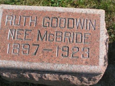 Goodwin, Ruth Nee McBride Section 5 Row 2