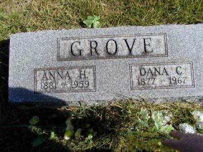 Grove, Dana C. & Anna H Section 3 Row 17