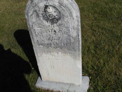 Haker, Augusta (age 20/5/21)Section 2 Row 21 l stones