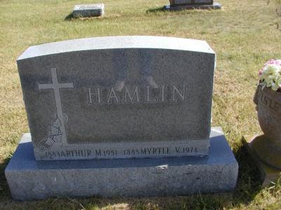 Hamlin, Arthur M. Myrtle V. Stone Section 5 Row 12