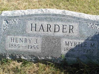 Harder, Henry & Myrtle M. Section 4 Row 3