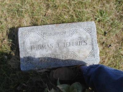 Jeffries, Thomas Dr. Section 2 Row 1