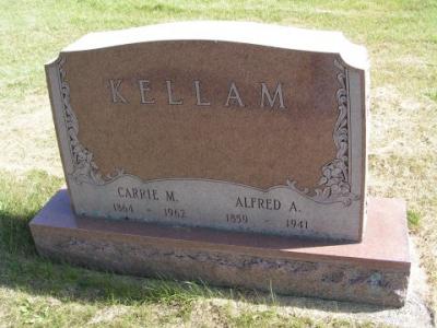 Kellam, Carrie M. Alfred A. Section 5 Row 5