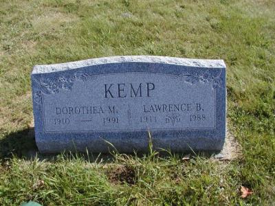Kemp, Lawrence & Dorthea Section 7 Row 2