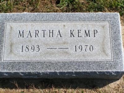 Kemp, Martha  Section 6 Row 2