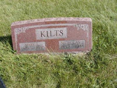 Kilts, Nicholas J. Mary E. Section 3 Row 14