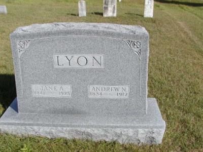 Lyon, Jane A. & Andrew N. Section 2 Row 12