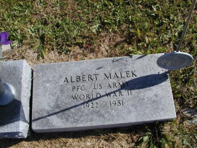 Malek, Albert Section 7 Row 14