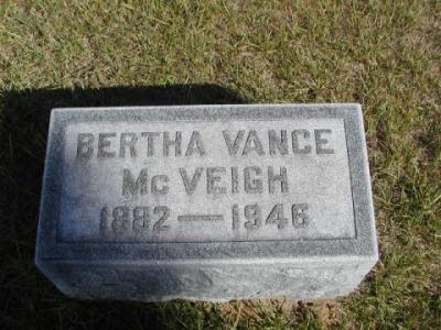 McVeigh Bertha Vance Section 2 Row 10