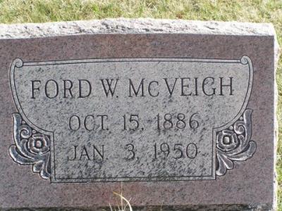 McVeigh, Ford W. Section 6 Row 1