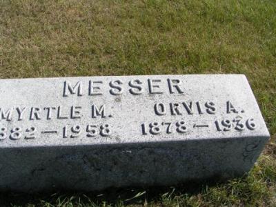 Messer, Orvis A. & Myrtle Section 5 Row 8