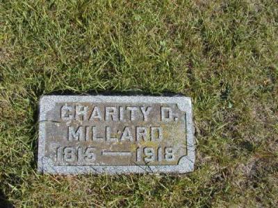 Millard, Charity D. Section 2 Row 14
