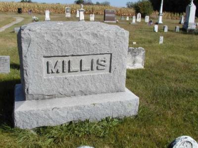 Millis Stone Between Row 12 & Row 13