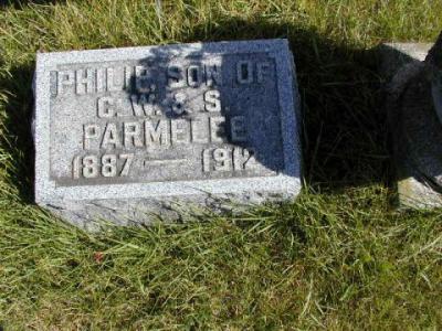 Parmelee, Phillip (son of C. W. & S) Section 3 Row 10