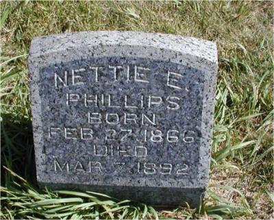 Phillips Nettie E. Section 4 Row 7