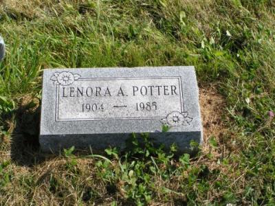 Potter, Lenora A. Section 6 Row 4