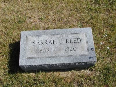 Reed, Sarrah J. Section 5 Row 12