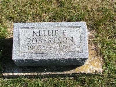 Robertson, Nellie F. Section 5 Row 8