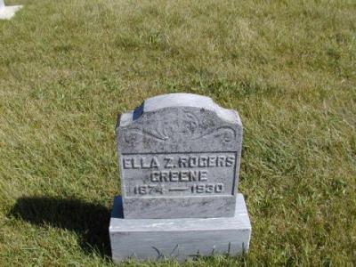 Greene,  Ella Rogers Section 3 Row 15