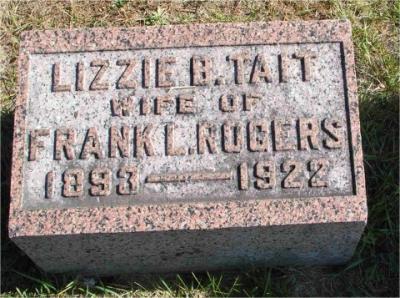 Rogers, Lizzie B Tait Section 4 Row 3