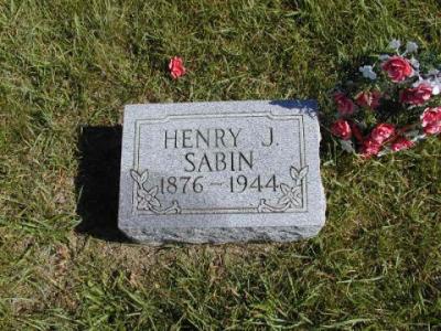 Sabin, Henry J. Section 3 Row 19