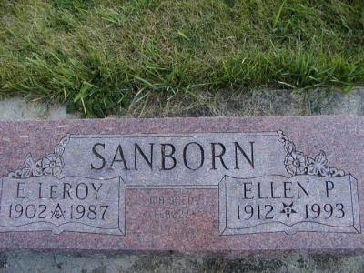 Sanborn, E. Leroy & Ellen Section 6 Row 10