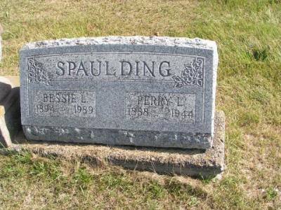 Spaulding, Bessie & Perry L.  Section 5 Row 1