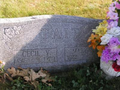 Tait, Cecil V. & Mary S. Section 6 Row 7