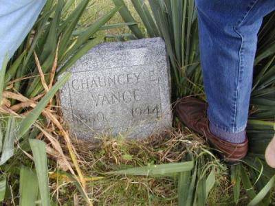 Vance, Chauncey E. Section 3 Row 3
