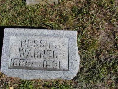 Warner, Bessie Section 1 Row 9