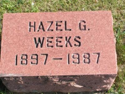 Weeks, Hazel G. Section 5 Row 2