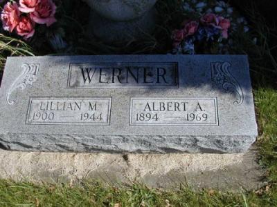 Werner, Lillian M. Albert A. Section 3 Row 17