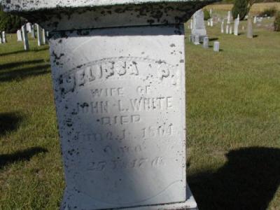 White, Melissa (Wife of John L.) Section 2 Row 11