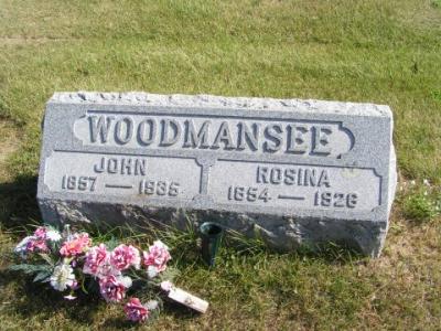 Woodmansee, John and Rosina Section 5 Row 6