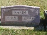 Sabin, George S. Agnes M. Section 6 Row 3