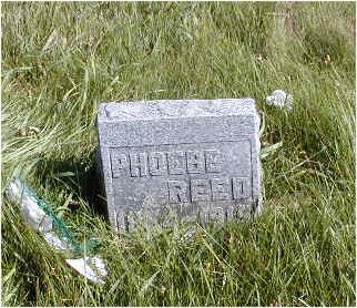 Reed, Phoebe 1854-1915 Section 3 Row 19