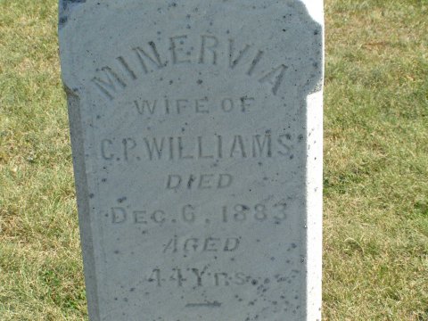 Williams, Minerva Section 4 Row 4