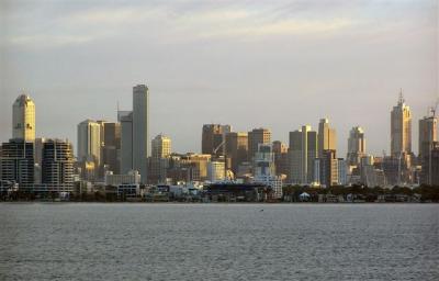 Melbourne Skyline in the morning
