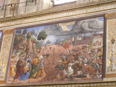 One of the many wall scenes