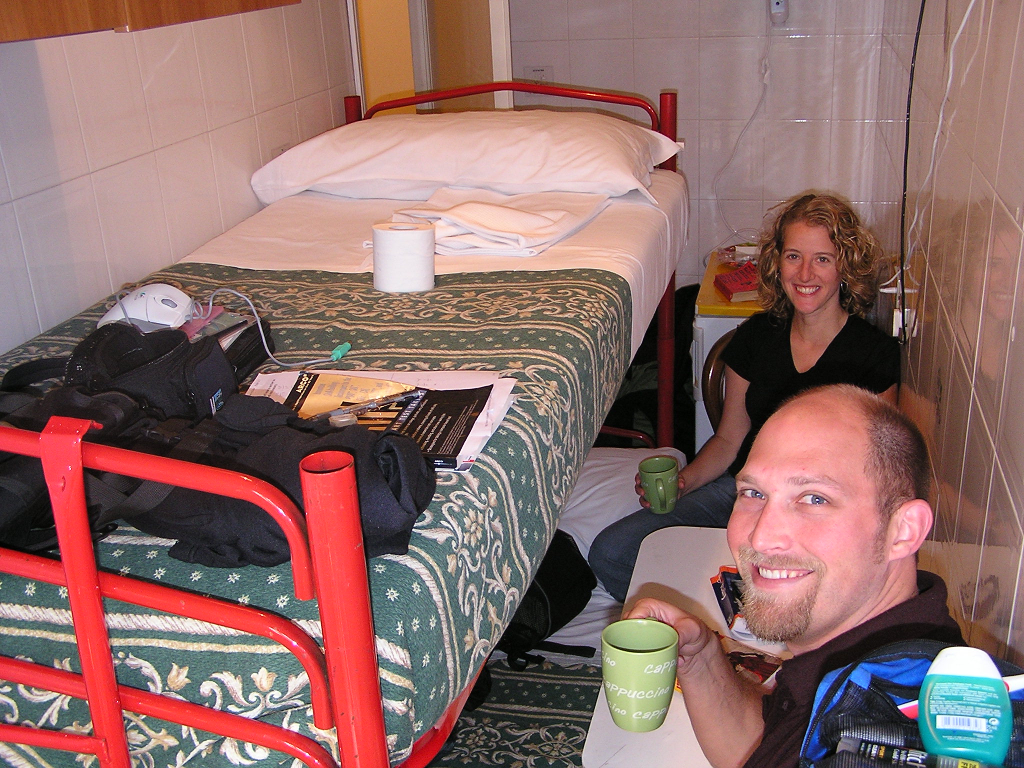 This is how we travel for so long...small rooms!