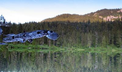 12 View of West Granite Mt via Olallie Lake