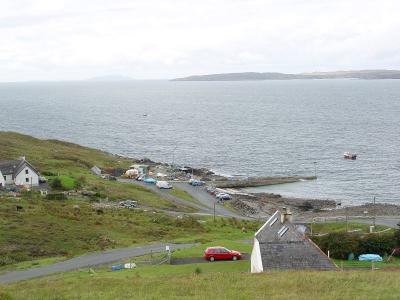 The view from the top of the Red Hills down to the Elgol pier was really stunning.  This is where we caught the Bella Jane for our trip to Loch Coruisk.