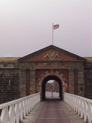 Was built in 1747-1769 as a base for George II's Army, in case the Highlanders should try to rise up .  Fort George over looks the Moray Firth and is still used by the by the Military today.


