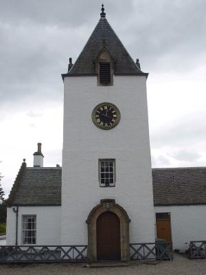 The whitewashed Castle with turrets, has been around since 1269.  It is the seat of the Atholl Dukedom, The Duke is the only British subject allowed to maintain his own force.