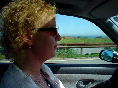 Marion at the Wheel